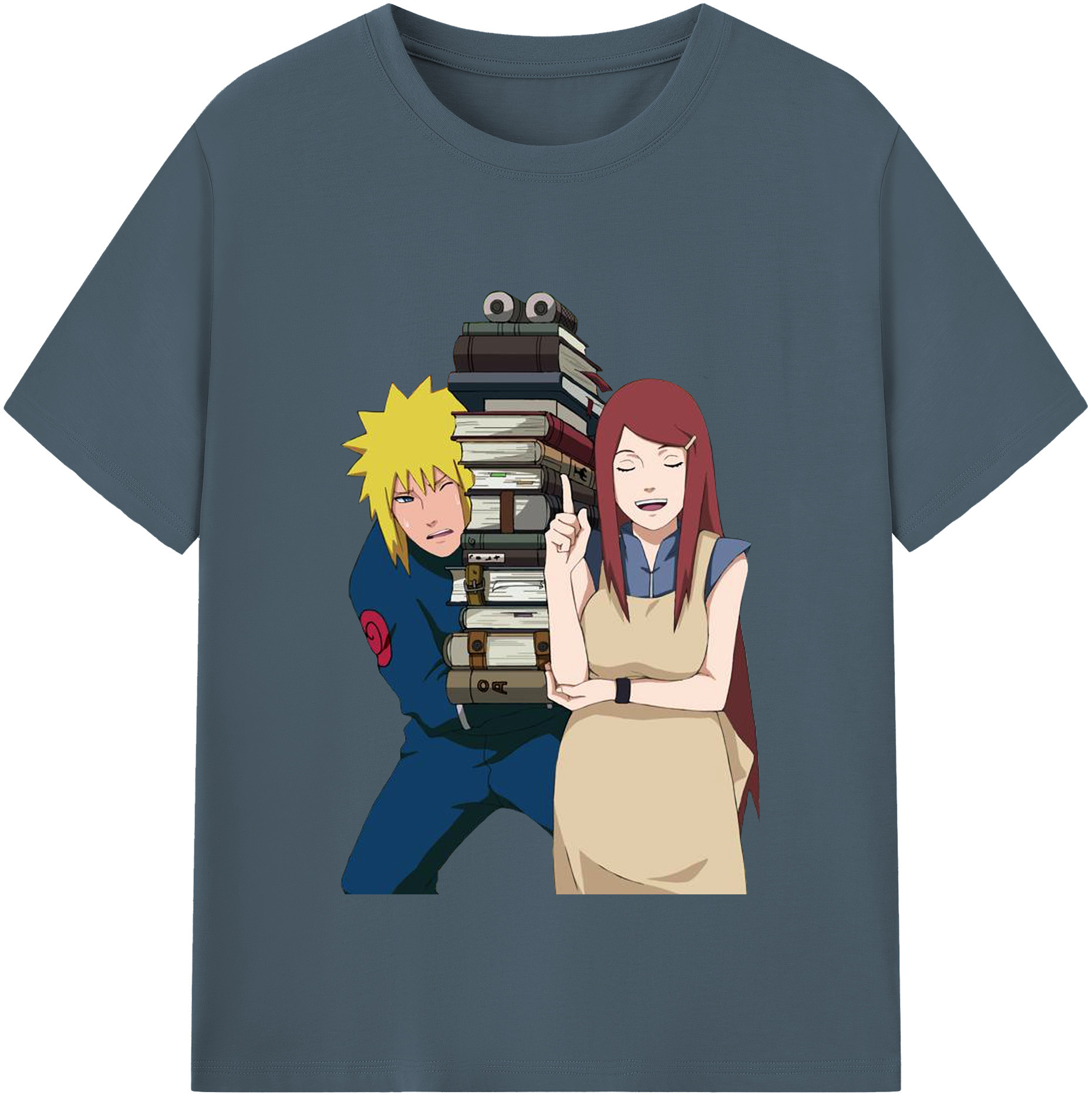（画像用） NARUTO -ナルト- 波風 ミナト Namikaze Minato 綿100％半袖Tシャツ（フロントプリント）